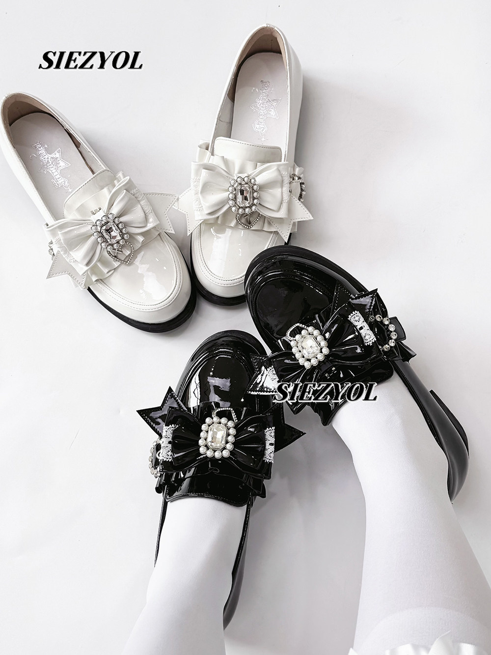 Heels - أحذية جلدية كاجوال على الطراز الياباني