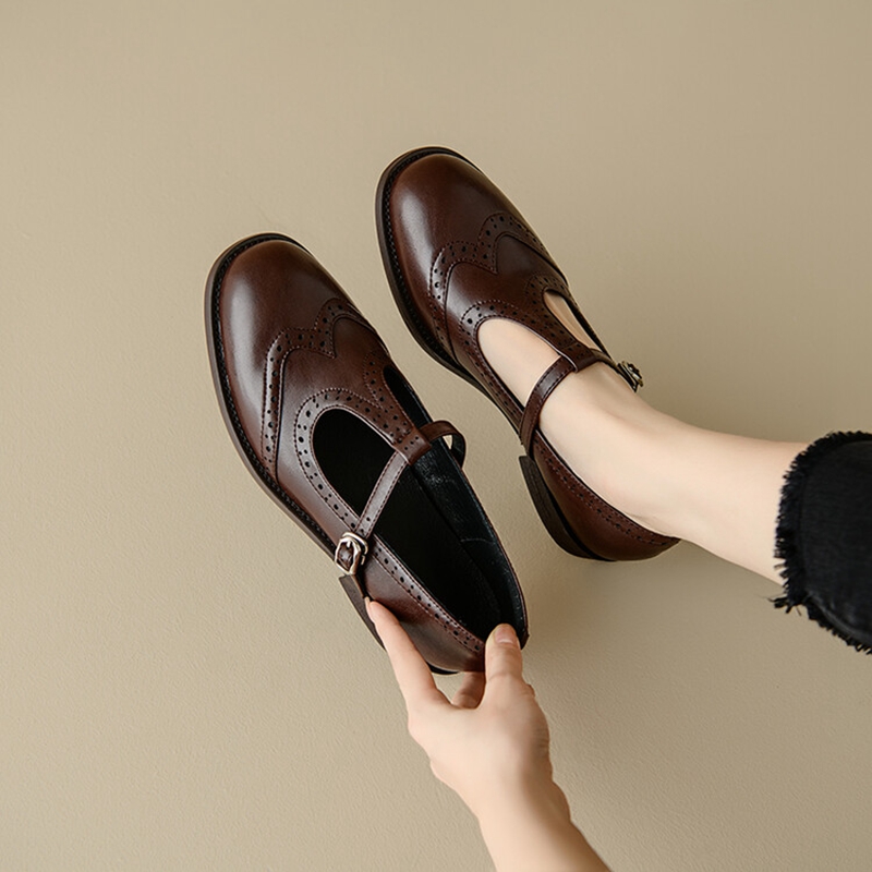 Women'S Shoes - انقسام الأحذية الجلدية للنساء ، الجولة