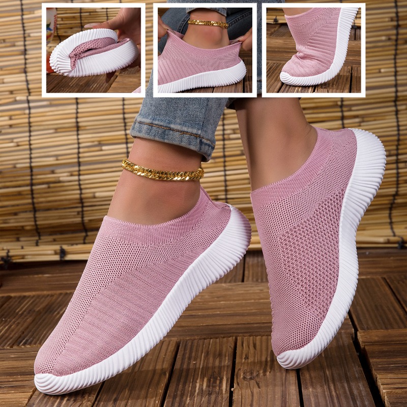 Breathable Mesh Athletic Shoes - أحذية رياضية نسائية مريحة وعصرية بتصميم