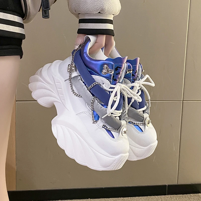 Breathable Mesh Athletic Shoes - جميل Kawaii النساء أحذية رياضية إسفين
