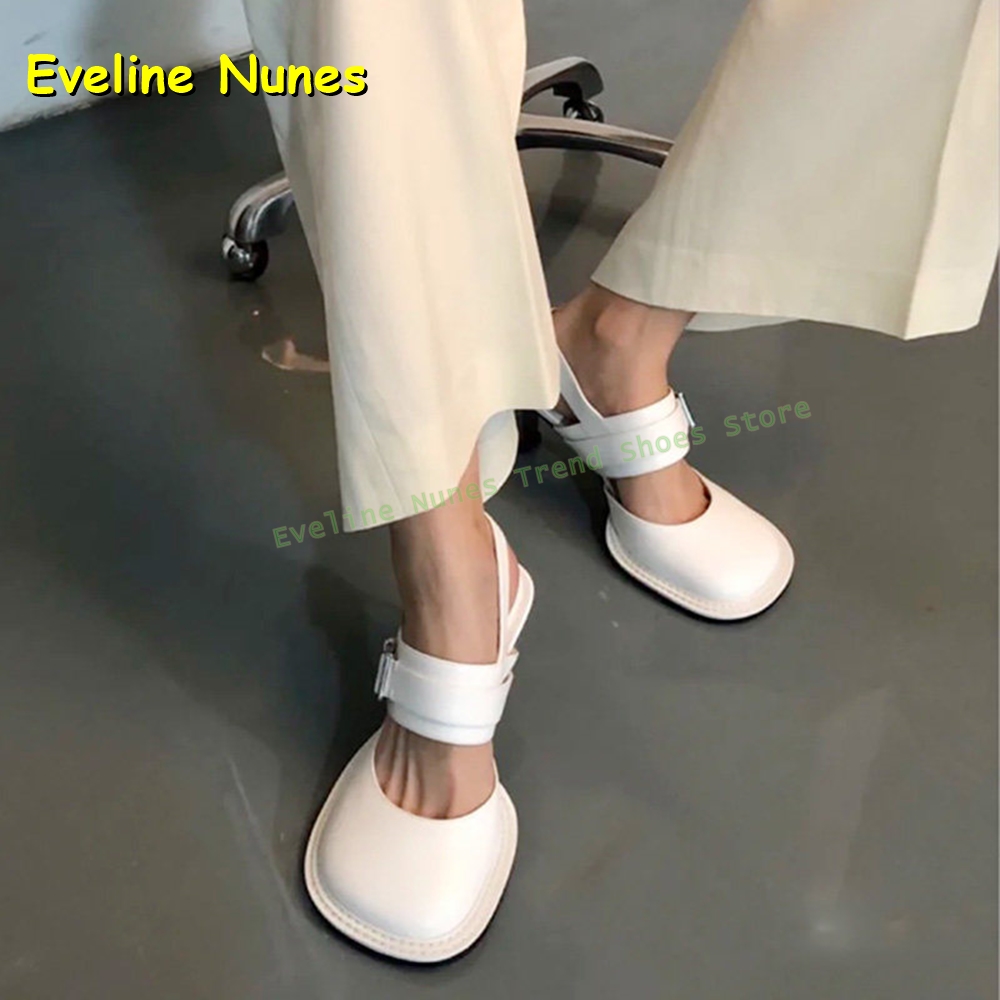 صنادل نسائية سوداء بكعب سميك و - مراجعة Boots وسعره