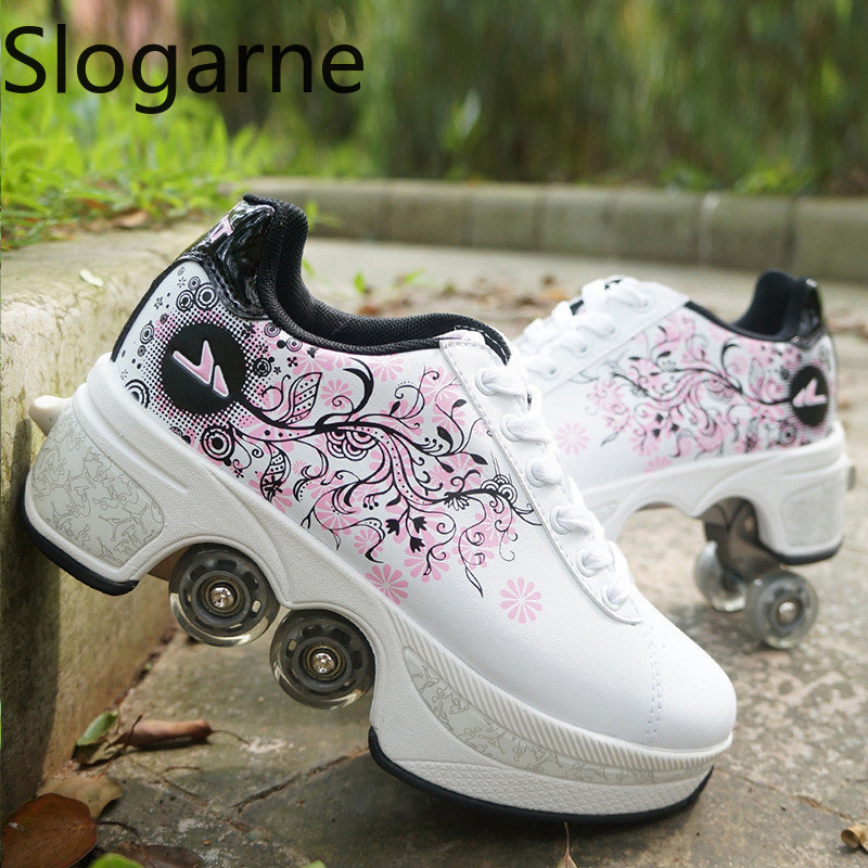 النساء 4 عجلات تشوه زلاجات دوا - مراجعة Men'S Shoes وسعره