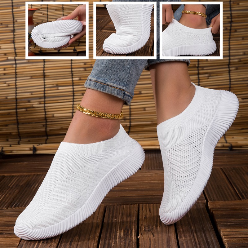 أحذية رياضية نسائية مريحة وعصر - مراجعة Breathable Mesh Athletic Shoes وسعره