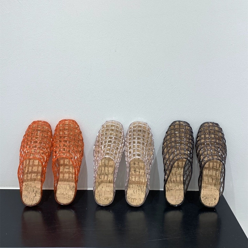 صنادل جيلي شبكية شفافة بمقدمة  - مراجعة Sandals وسعره